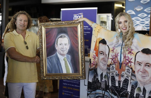 Peel artist's McGowan art sells for $10k