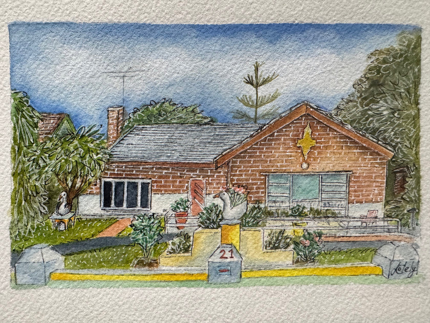 A5 Watercolour House Portraits